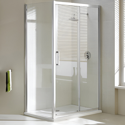 Душевой уголок AVS Квант 140x100 профиль хром, стекло прозрачное