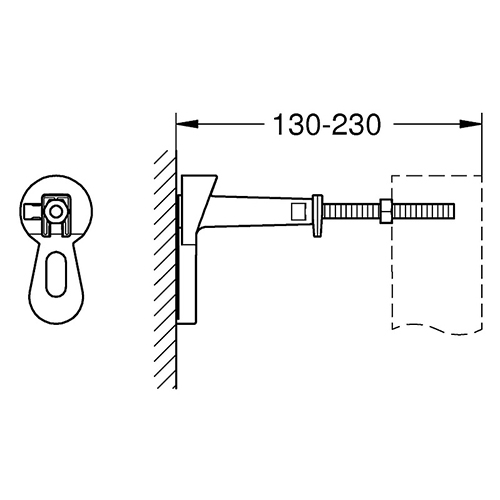 Комплект крепления для инсталляций Grohe Rapid SL