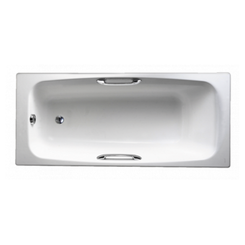 Чугунная ванна Jacob Delafon Diapason 170х75 белая, с отверстием для ручек