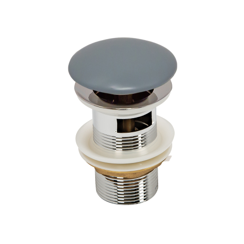 Донный клапан AVS с переливом, голубой матовый