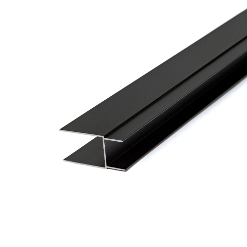 Профиль добавочный AVS Куб Лайт 3 см, черный матовый