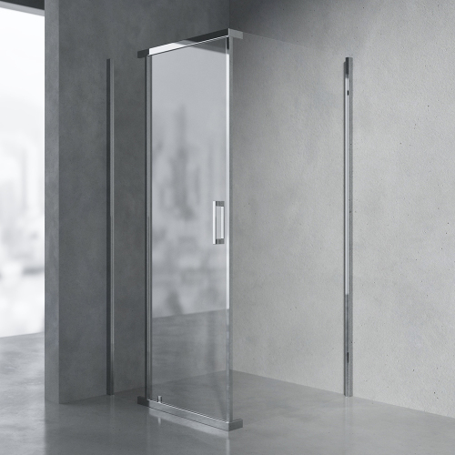 Душевой уголок AVS Фаворит 100x90 профиль хром, стекло прозрачное