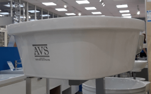 Раковина AVS Art Basin AVS-86092 42х42,5 белая
