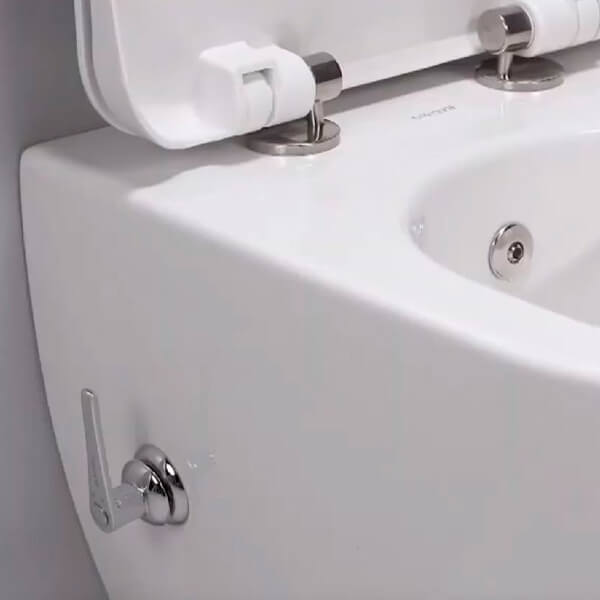 Унитаз подвесной Creavit Free FE322-34CB00E-0002 безободковый с биде