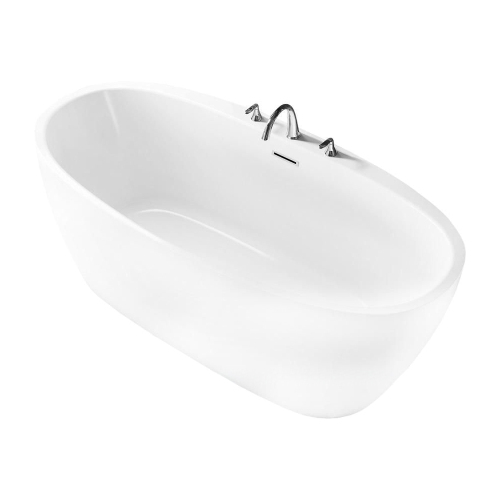 Акриловая ванна BelBagno BB404 150x80 белая с донным клапаном