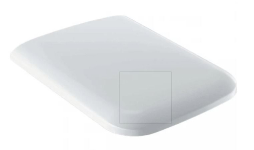 500.837.01.1 GEBERIT сиденье для унитаза ICON Square, с микр., быстроразъемные петли (белый)