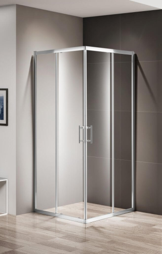 Душевой уголок Cezares Momento MOMENTO-A-2-80-C-Cr 80x80 профиль хром, прозрачное стекло