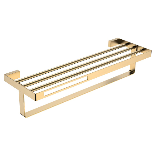 Полка для полотенец Boheme Q 10947-MG матовое золото