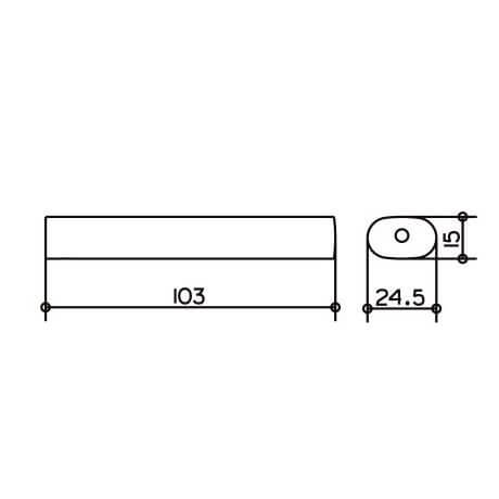 Держатель запасного рулона Keuco Edition 400 11563010000 хром