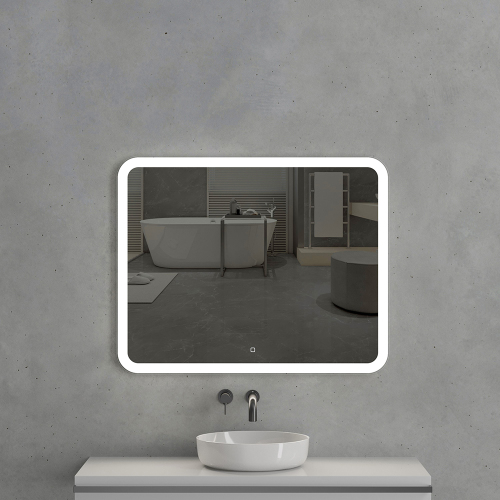 Зеркало с подсветкой AVS Байкал 100х80 см