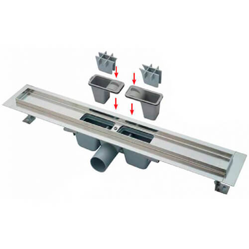 Водоотводящий желоб AlcaPlast APZ1-550