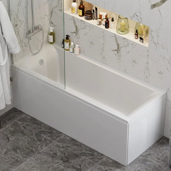 Акриловая ванна Vagnerplast Veronela 170x75 белая, без каркаса