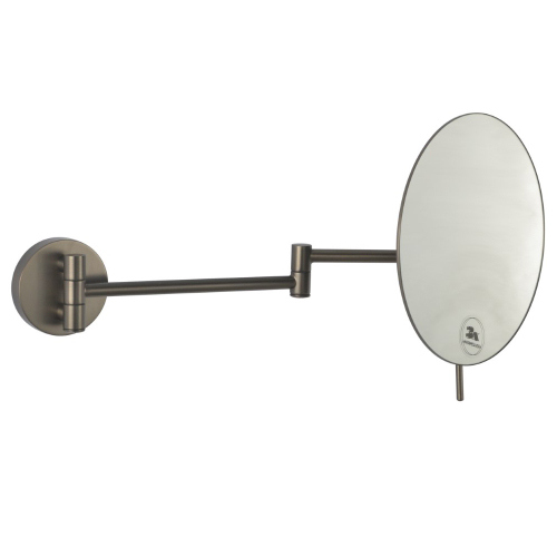 Косметическое зеркало Boheme 508-GM оружейная сталь