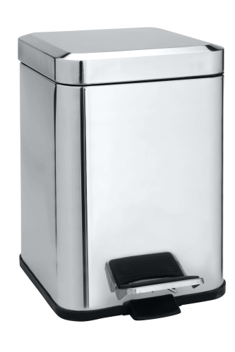 Ведро для мусора хромовое 6 л BEM...