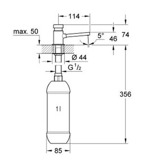 Дозатор жидкого мыла Grohe 36194000