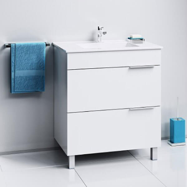 Тумба с раковиной 75 напольная Brig Aqwella Br.01.07/2/W