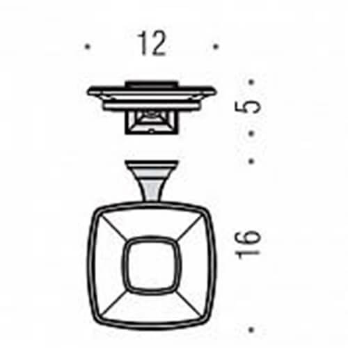 Мыльница стекло Portofino Colombo B3201