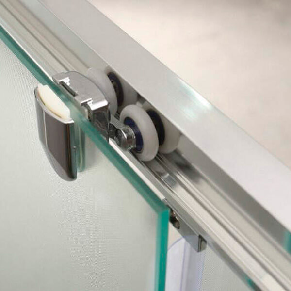 Душевая дверь в нишу BelBagno Uno UNO-195-BF-1-120-C-Cr 120 профиль хром, прозрачное стекло