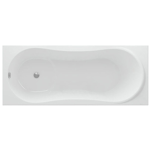 Акриловая ванна Aquatek Афродита 150x70 белая, с экраном, каркасом и сливом-переливом