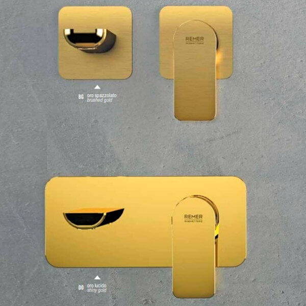 Смеситель для раковины Remer Infinity I15PBG золото