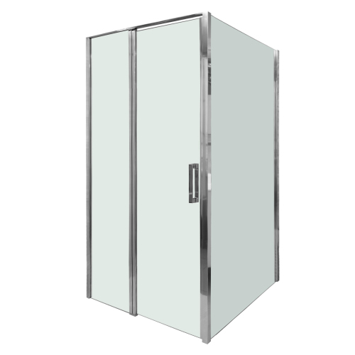 Душевой уголок AVS Ультра 120x100 профиль хром, стекло прозрачное