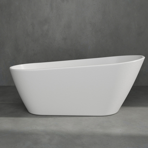 Акриловая ванна AVS Лилия 170х75 белая с донным клапаном