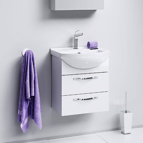 Тумба с раковиной 50 подвесная Аллегро Aqwella Agr.01.05/2