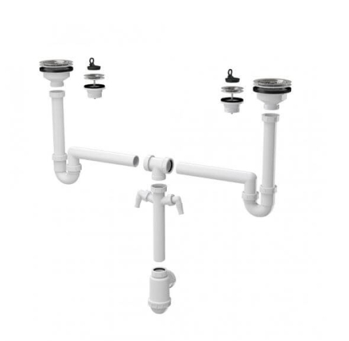 Сифон для мойки универсальный ALCAPLAST A8000 