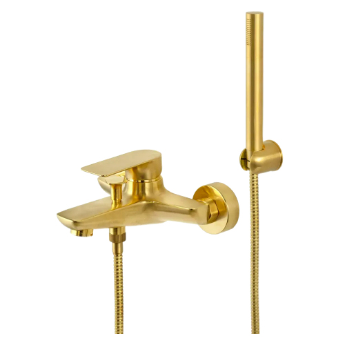 Смеситель для ванны с душем Remer Infinity I02BG золото