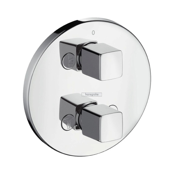 Запорно-переключающий вентиль с монтажной частью iControl Hansgrohe 31958000+01800180