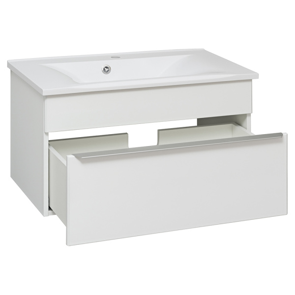 Тумба с раковиной Aqua de Marco Axioma 80 белая