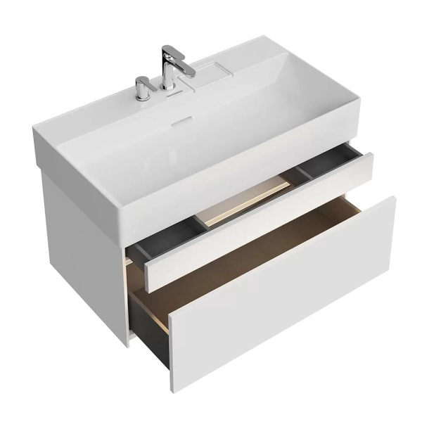 Тумба с раковиной Kerama Marazzi Logica 90 белая матовая