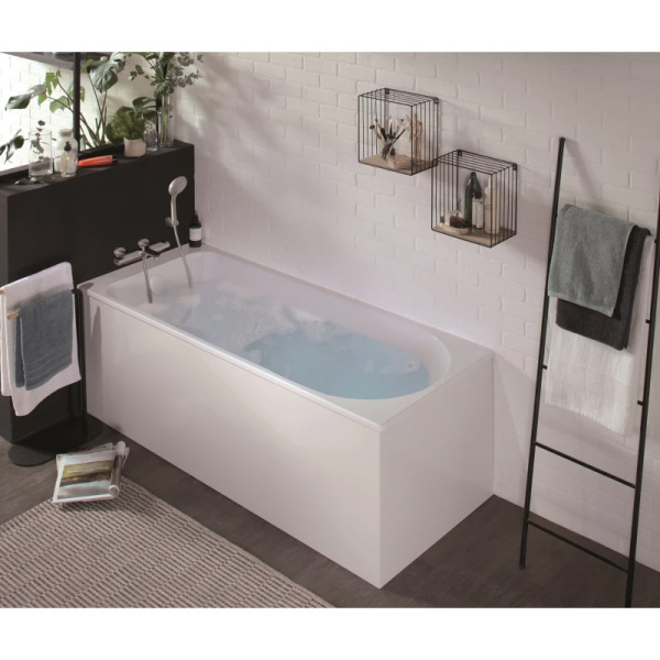 Ванна из искусственного камня Jacob Delafon Odeon Rive Gauche Flight 170x70 белая с ножками