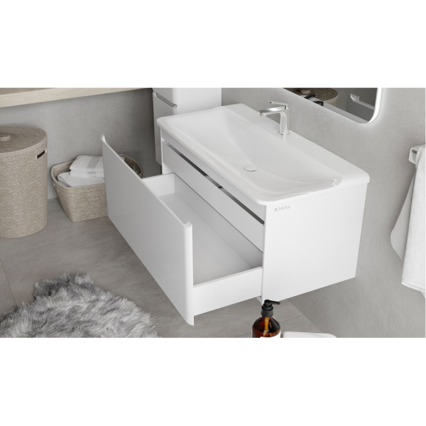 Тумба с раковиной Raval Welto Solo 100