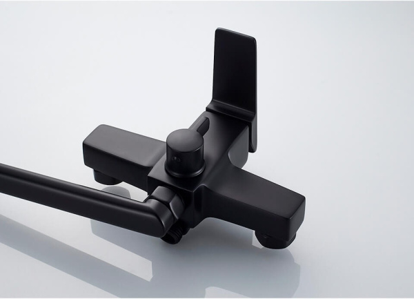 Смеситель универсальный Accoona H124F A71124F черный матовый