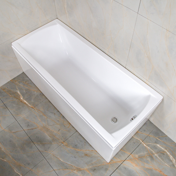Акриловая ванна AVS Модена 170x70 белая без каркаса