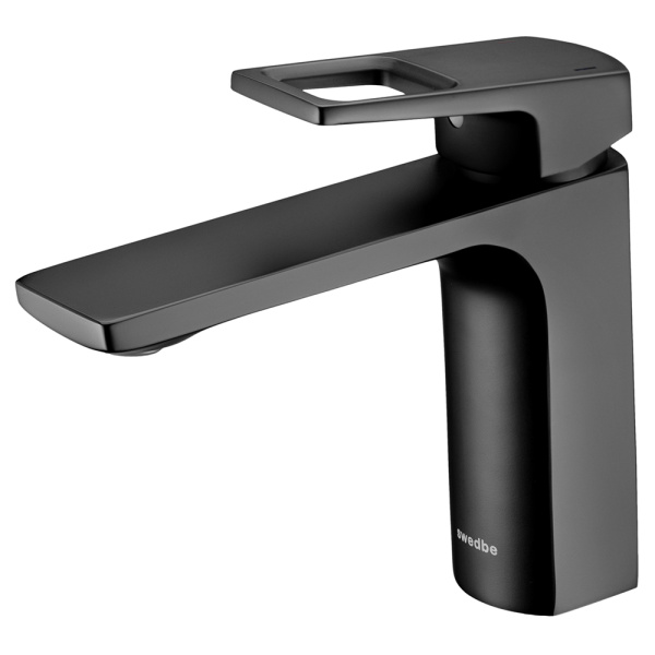 Комплект смесителей Swedbe Kronos 2010B+2030B черный матовый