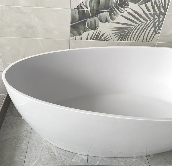 Ванна из искусственного камня Aqua de Marco Calipso 170x80 белая