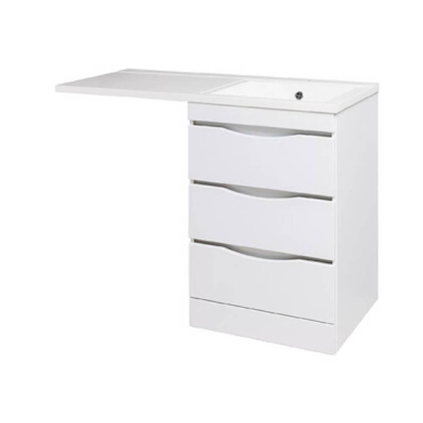 Тумба с раковиной Runo Орион УТ000003442+00-00001025 120 см правая