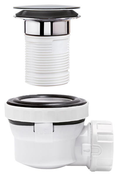 Сифон для раковины с сухим затвором NANO 6.7 Wirquin