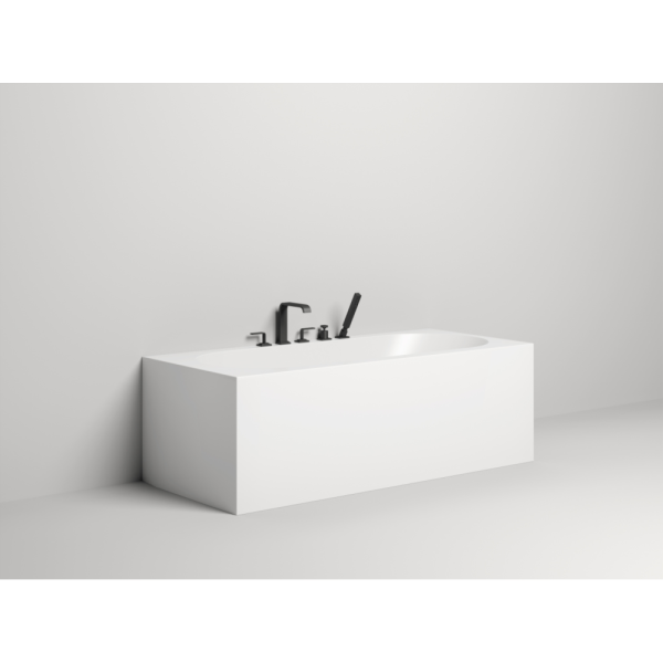 Ванна из искусственного камня Salini Fabia S-Sense 180х80 белая матовая, с ножками и донным клапаном