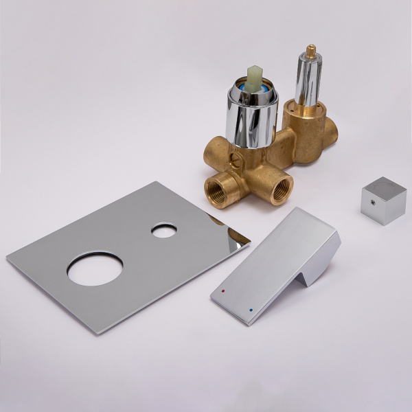 Душевой комплект AVS Cube 3в1 хром