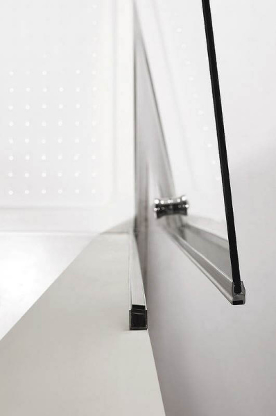 Душевая дверь в нишу Cezares Eco ECO-O-B-1-90-P-Cr 90 профиль хром, рифленое стекло