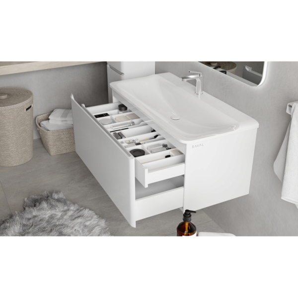 Тумба с раковиной Raval Welto Solo 100