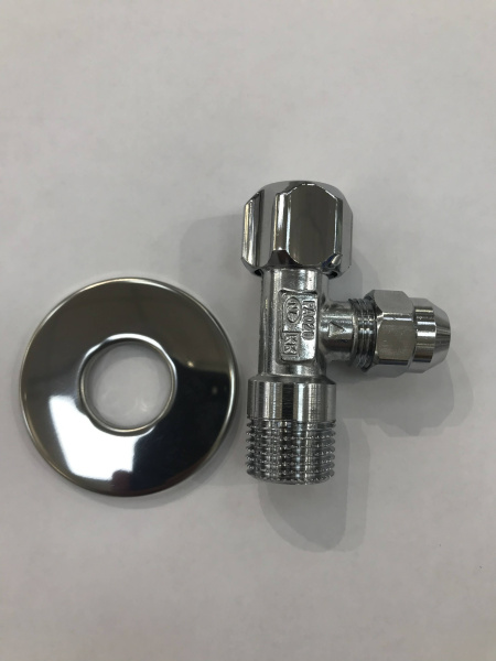 Кран угловой 1/2х3/8 с цангой GROHE 2201800M