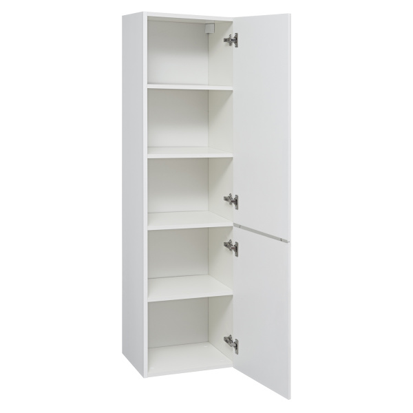 Пенал 400*1520 2дв подвес Эмаль Белый Axioma AQUA DE MARCO