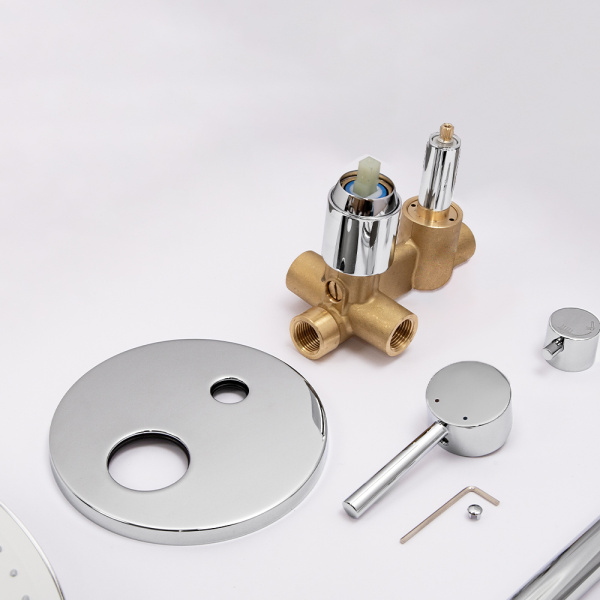 Душевой комплект AVS Slimmer 3в1 хром