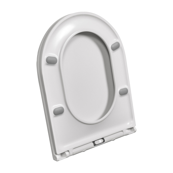 Крышка-сиденье AVS 6102 с микролифтом быстросъемное, белое