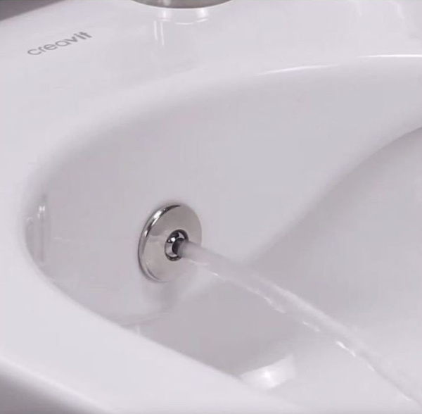 Унитаз подвесной Creavit Free FE322-00CB00E-0000 безободковый с биде 