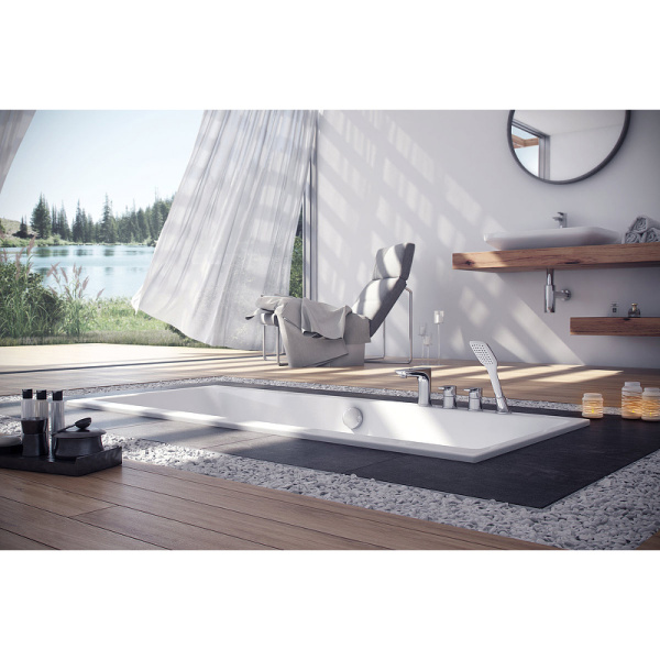 Акриловая ванна Excellent Pryzmat 180x80 белая без каркаса